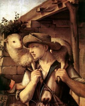 Ridolfo Ghirlandaio : Adoration of the Shepherds detail